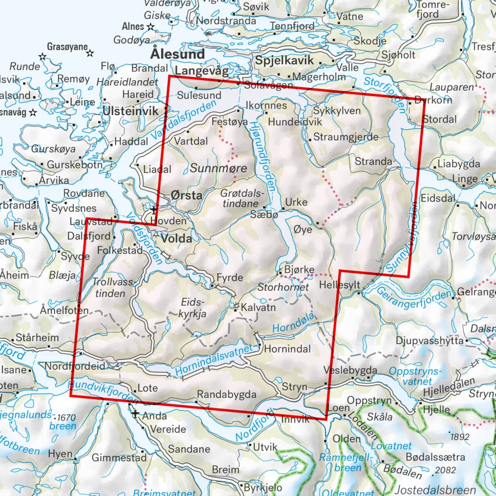 Turkart Sunnmøre 1:50 000, view: 3