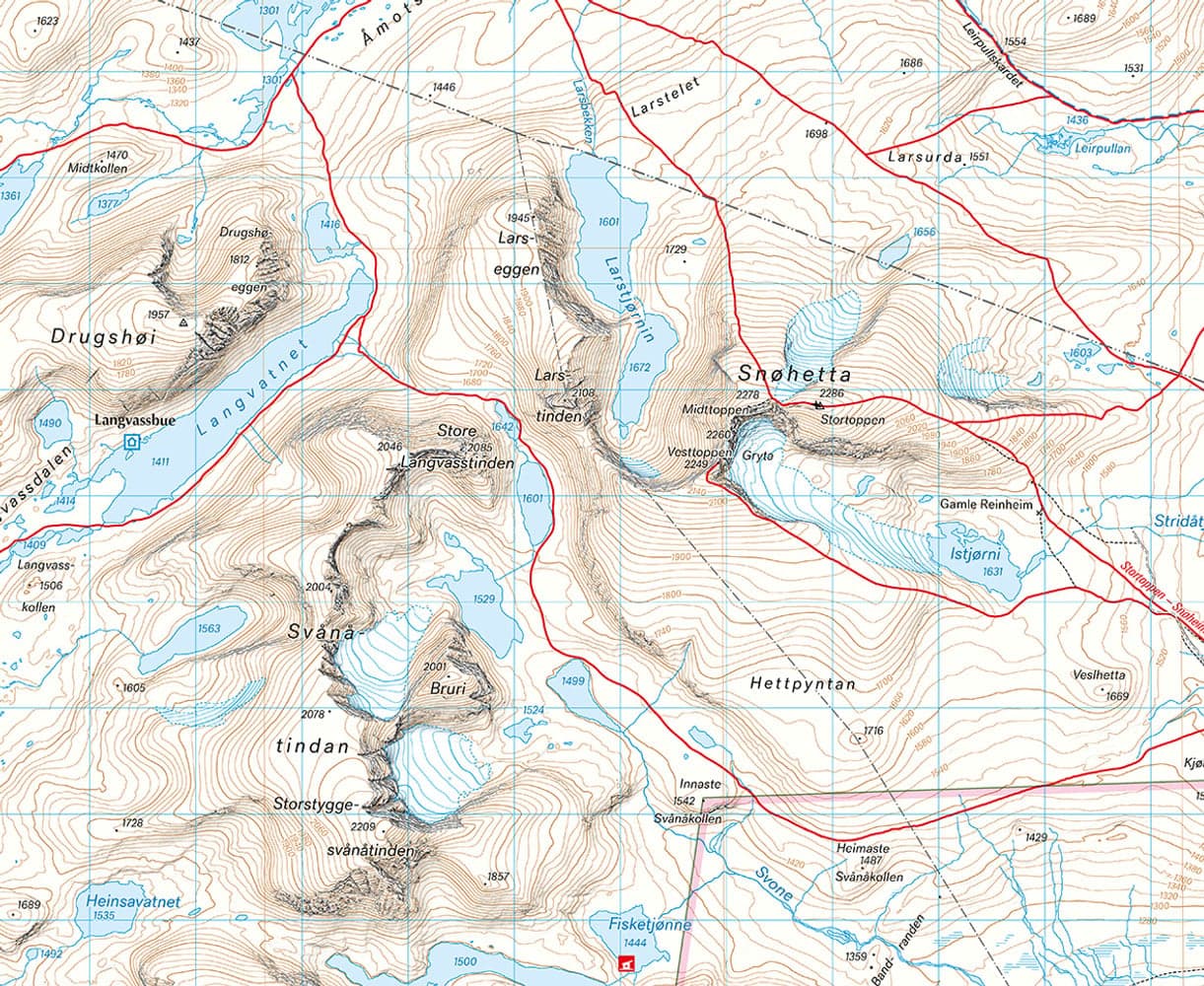 Turkart Dovrefjell 1:50 000, view: 1