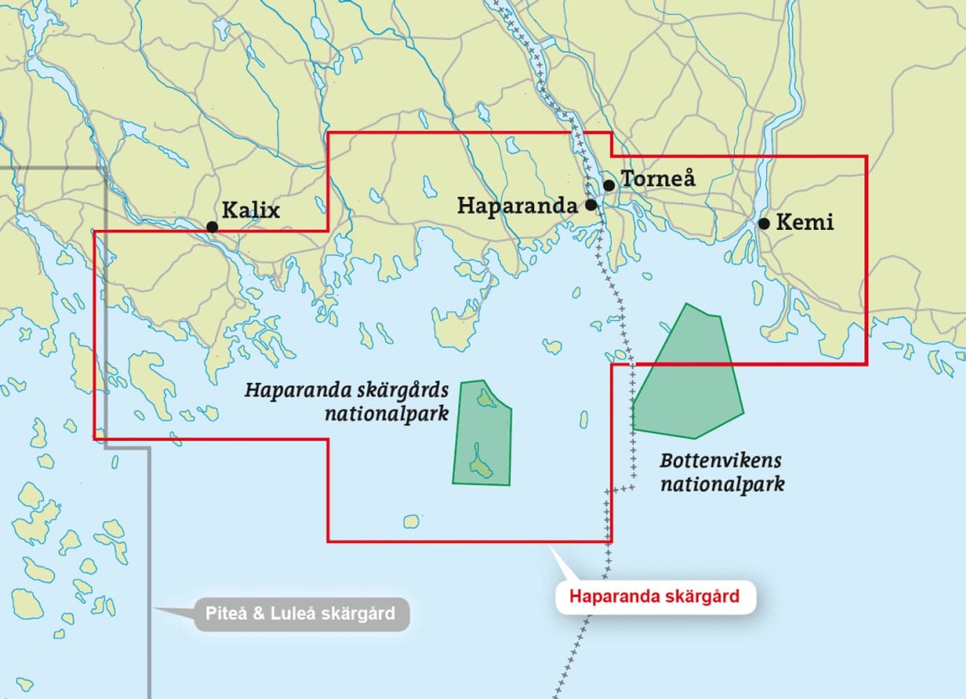 Haparanda skärgård 1:50 000, view: 1