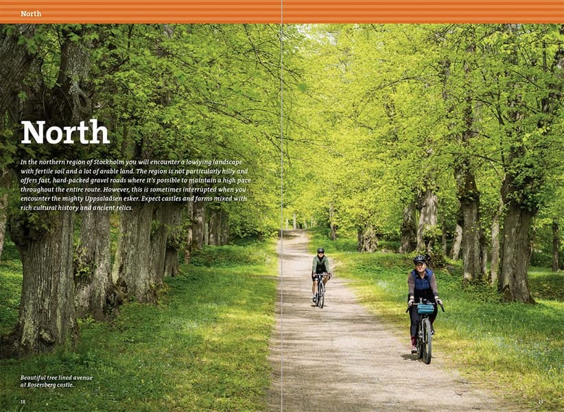 Gravel biking in Stockholm, view: 2