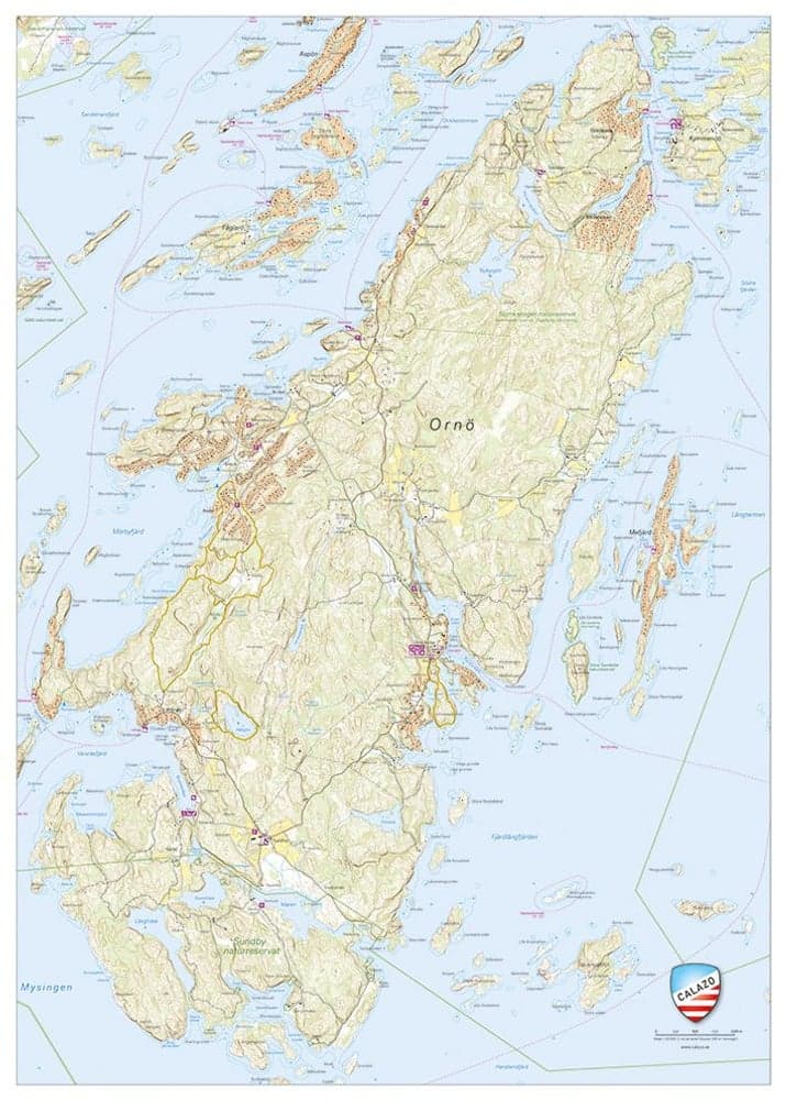 Stigkarta Utö & Ornö 1:25.000, view: 3