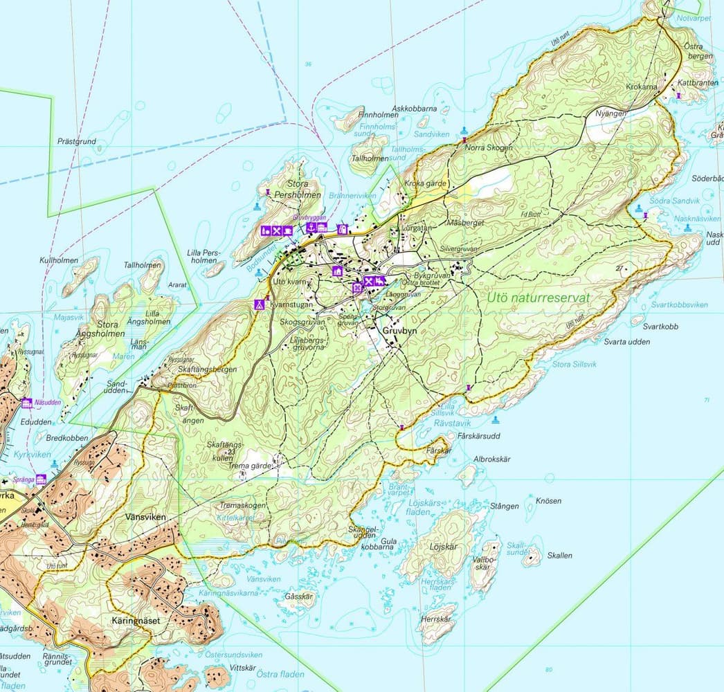 Stigkarta Utö & Ornö 1:25.000, view: 2