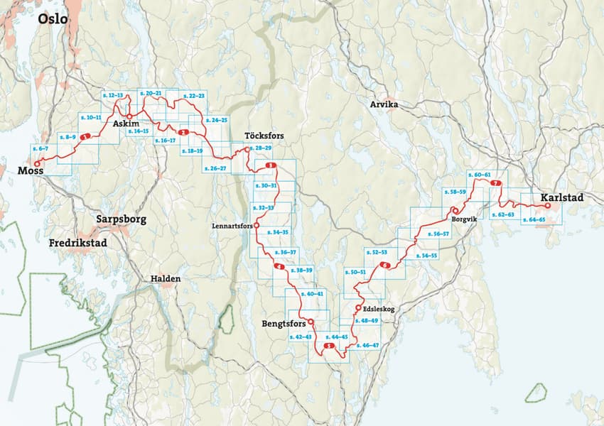Cykelatlas Unionsleden 1:50 000 .000, view: 2