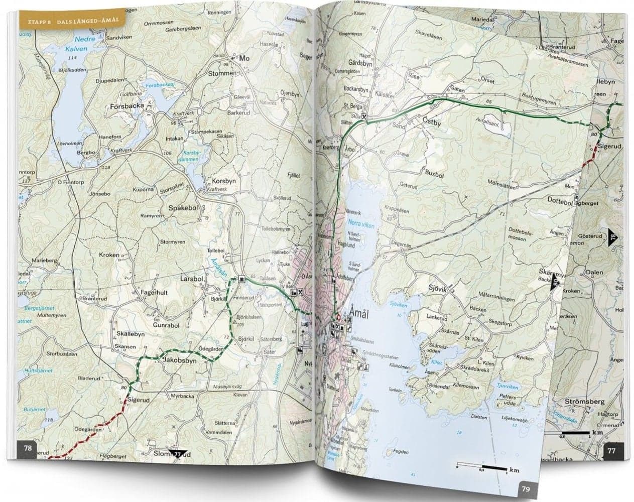 Cykelatlas Vänerleden 1:50 000, view: 1