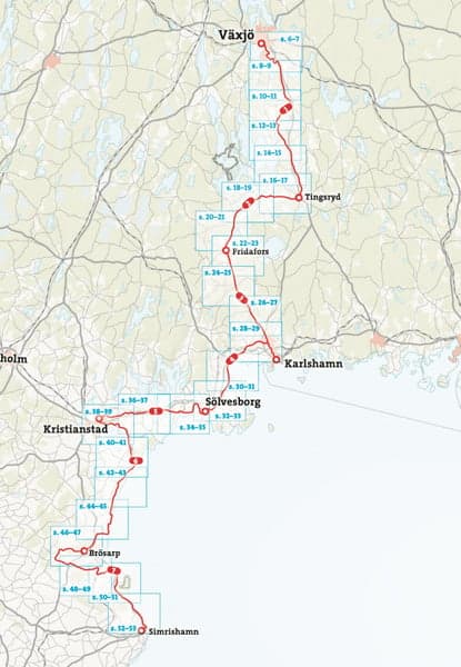 Cykelatlas Sydostleden 1:50 000, view: 2