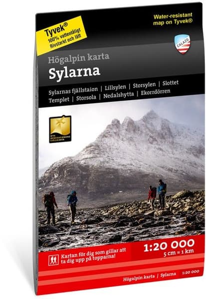 Högalpin kart Sylarna 1:20 000, view: 0