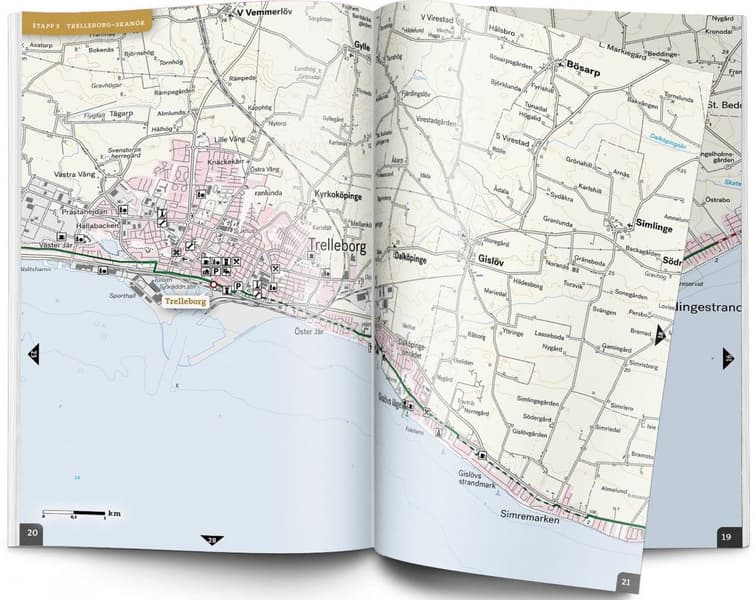 Cykelatlas Sydkustleden 1:50 000, view: 1