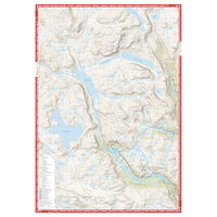 Høyfjellskart Hemsedal 1:25 000 - view: 2