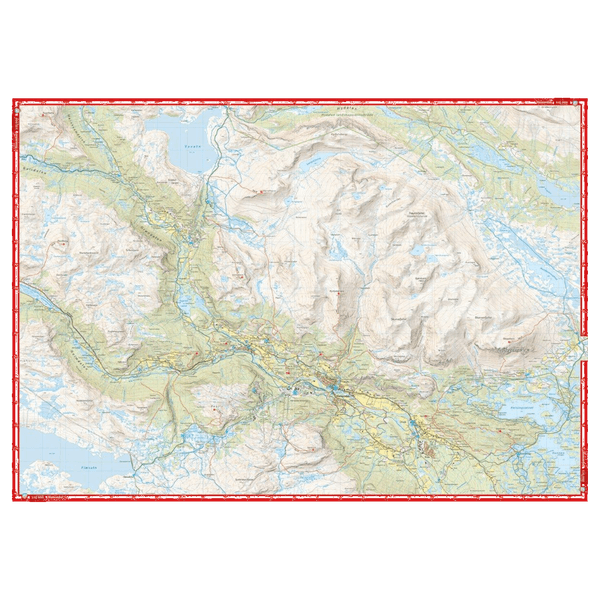 Høyfjellskart Hemsedal 1:25 000, view: 3