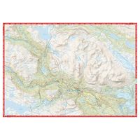 Høyfjellskart Hemsedal 1:25 000 - view: 3