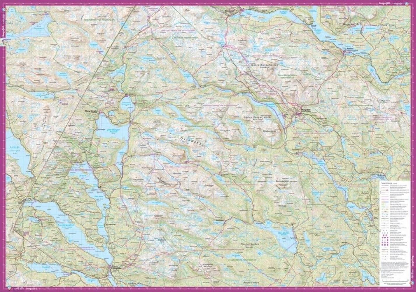 Kittelfjäll & Borgafjäll 1:100000, view: 3