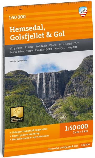 Turkart Hemsedal, Gol & Geilo 1:50 000, productDetailPage.view: 0