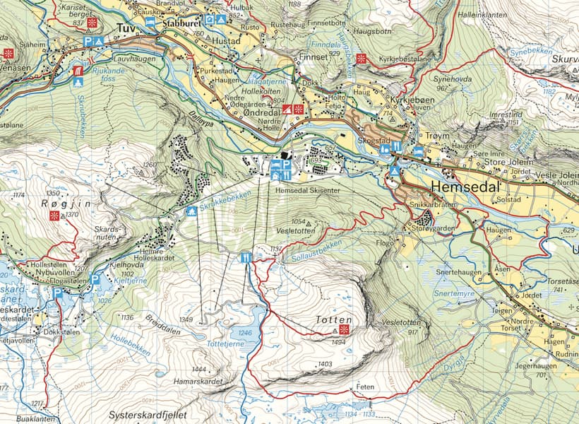 Turkart Hemsedal, Gol & Geilo 1:50 000, productDetailPage.view: 2
