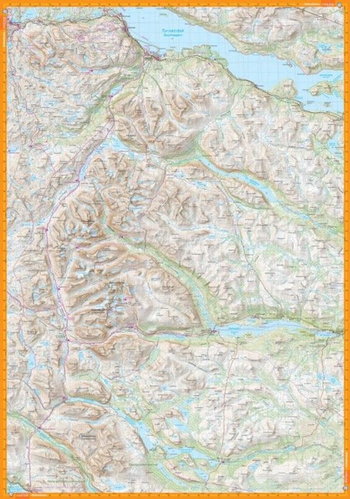 Kebnekaisefjällen & Narvik 1:100000, view: 2