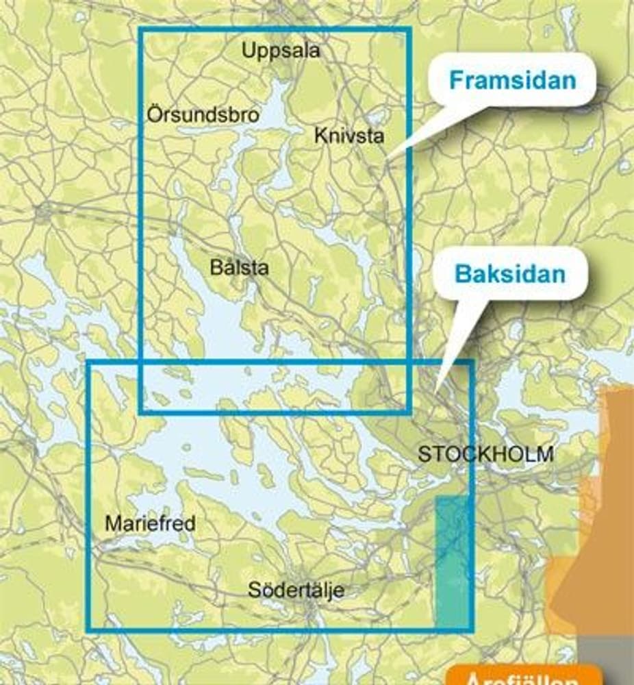Sjø- og kystkart Östra Mälaren, view: 1