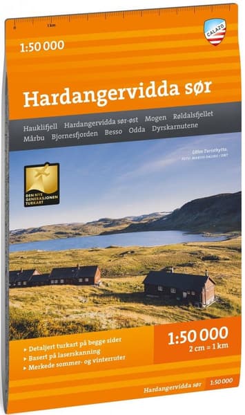 Turkart Hardangervidda sør 1:50 000, view: 0