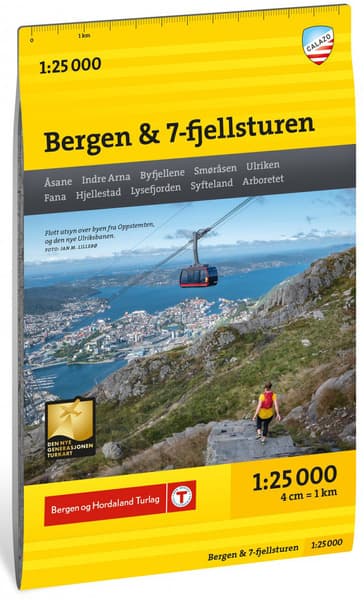 Stikart Bergen & 7-fjellsturen 1:25 000, view: 0