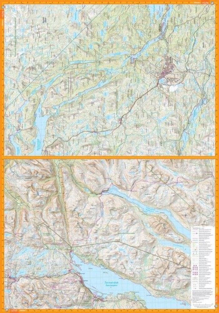 Treriksröset, Abisko & Kiruna 1:100000, view: 3