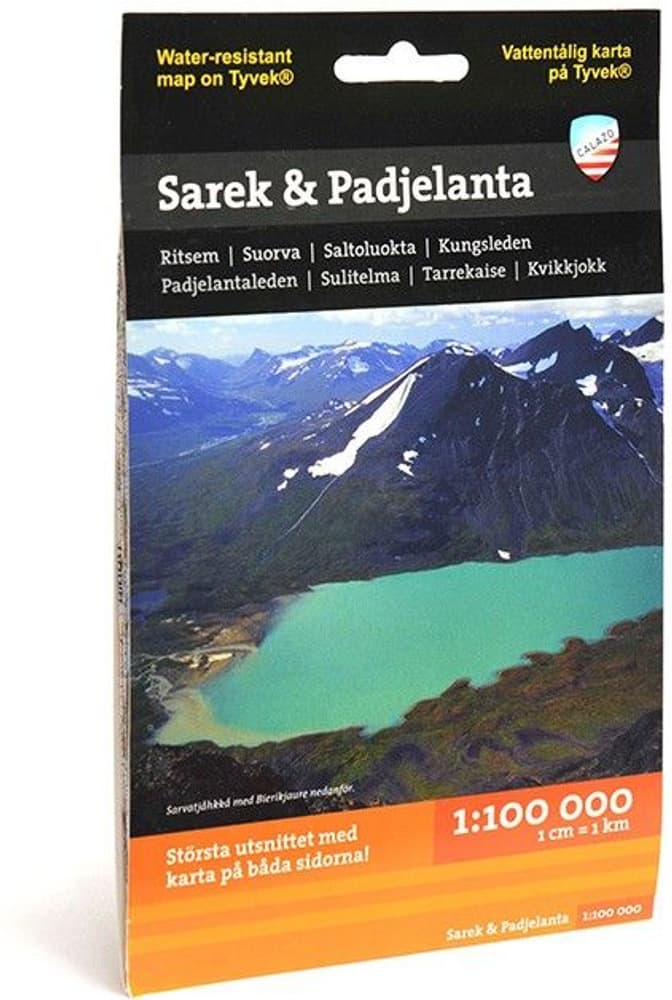 fjellkart Sarek & Padjelanta 1:100 000, view: 0