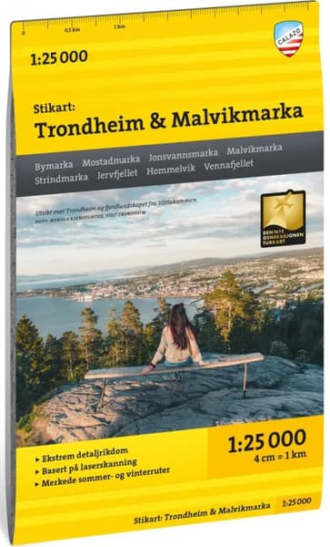 Stikart Trondheim & Malvikmarka 1:25 000, view: 0
