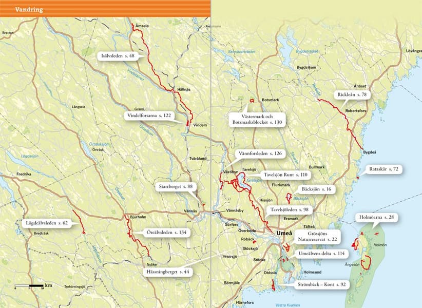 Friluftsliv kring Umeå, 2:a upplagan, view: 2