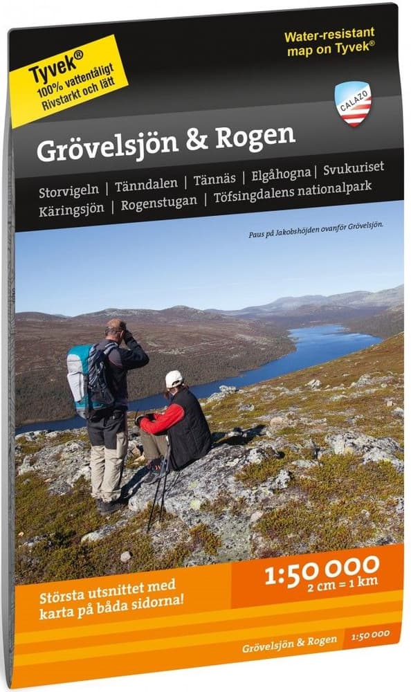 fjellkart Grövelsjön & Rogen 1:50 000, view: 0