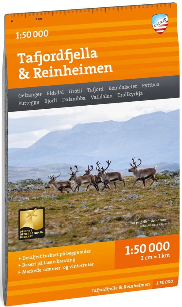 Turkart Tafjordfjella & Reinheimen 1:50 000, view: 0