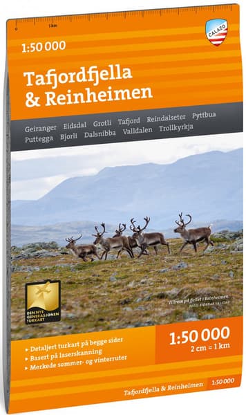 Turkart Tafjordfjella & Reinheimen 1:50 000, view: 0