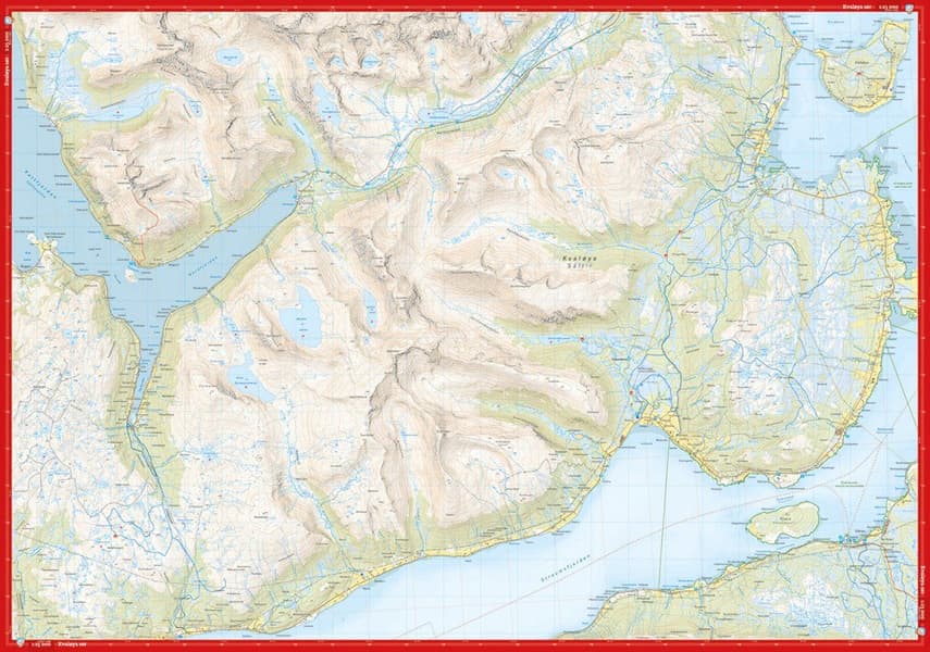 Høyfjellskart Tromsø: Kvaløya 1:25 000, view: 3