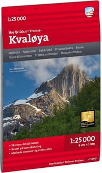 Høyfjellskart Tromsø: Kvaløya 1:25 000 - view: 0