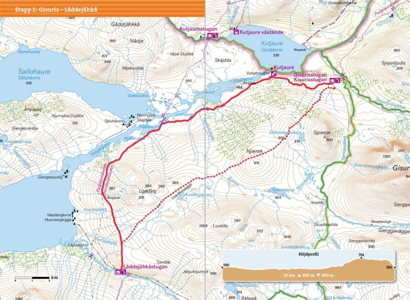 Fjällvandra i Padjelanta och Sulitjelma, view: 6