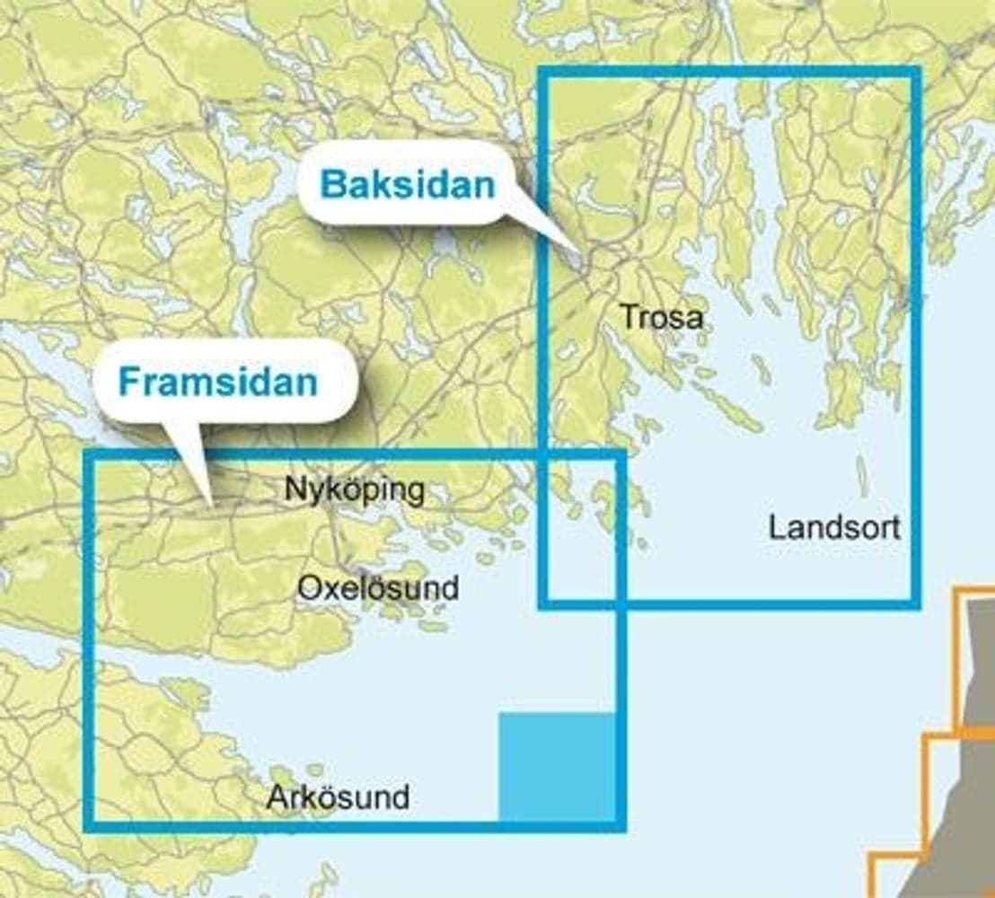 Sjø- og kystkart Sörmlands skärgård, view: 1