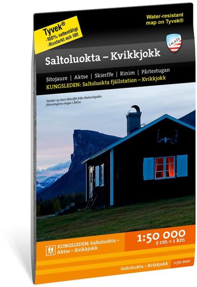 fjellkart Saltoluokta – Kvikkjokk 1:50 000, view: 0