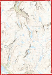Høyfjellskart Dovrefjell: Snøhetta 1:25 000 - view: 3