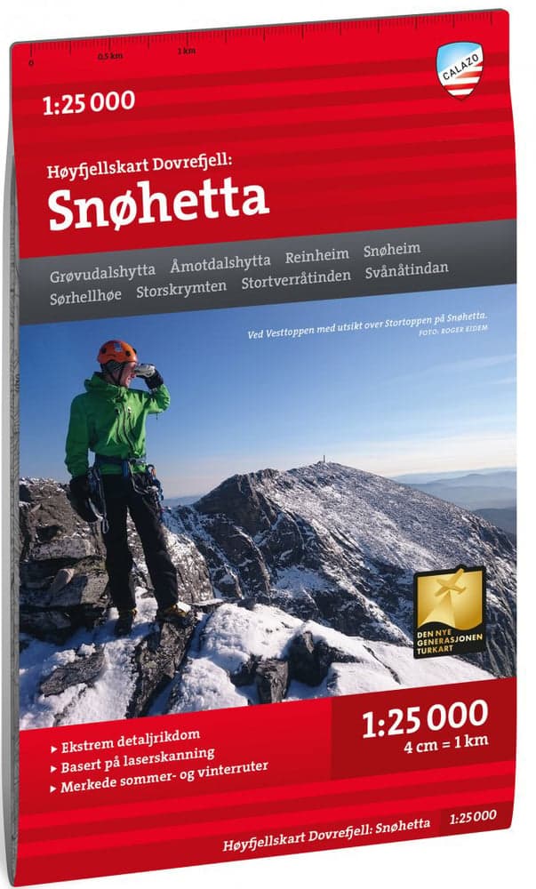Høyfjellskart Dovrefjell: Snøhetta 1:25 000, view: 0