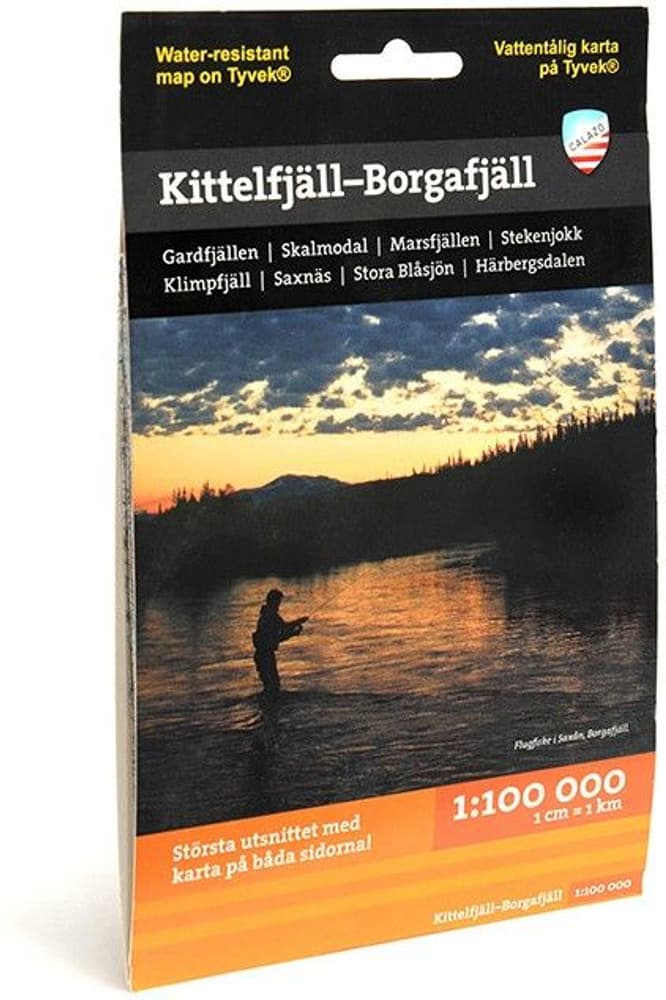 fjellkart Kittelfjäll – Borgafjäll 1:100 000, view: 0