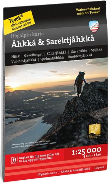 Högalpin karta: Áhkká & Sarektjåkkå 1:25 000, view: 0