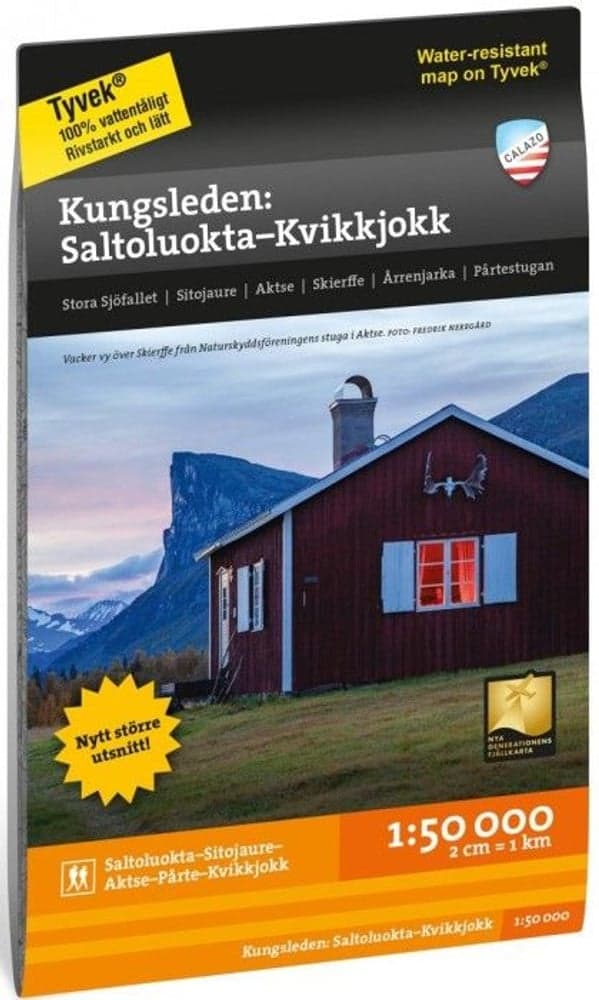 Kungsleden: Saltaluokta – Kvikkjokk 1:50.000 (2nd ed), view: 0