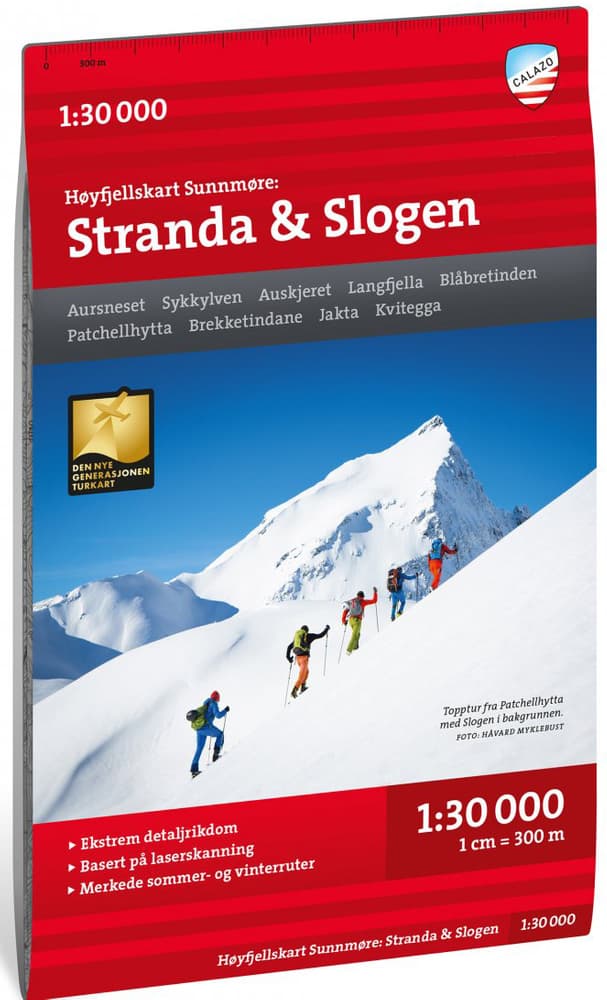 Høyfjellskart Sunnmøre: Stranda & Slogan 1:30 000, view: 0