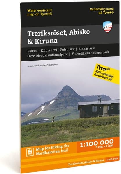 fjellkart Treriksröset, Abisko & Kiruna 1:100 000, view: 0