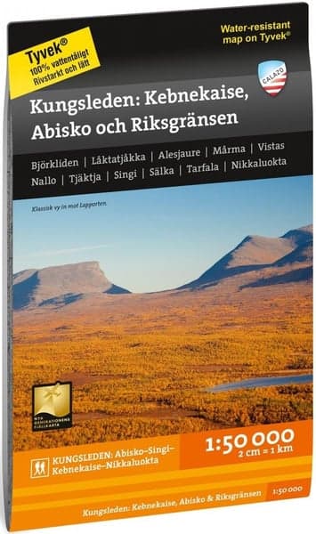 fjellkart Kebnekaise, Abisko & Riksgränsen 1:50 000, view: 0