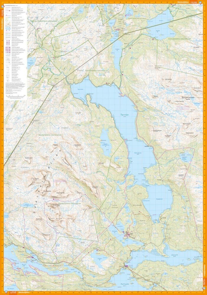fjellkart Skäckerfjällen & Offerdalsfjällen 1:50 000, view: 1