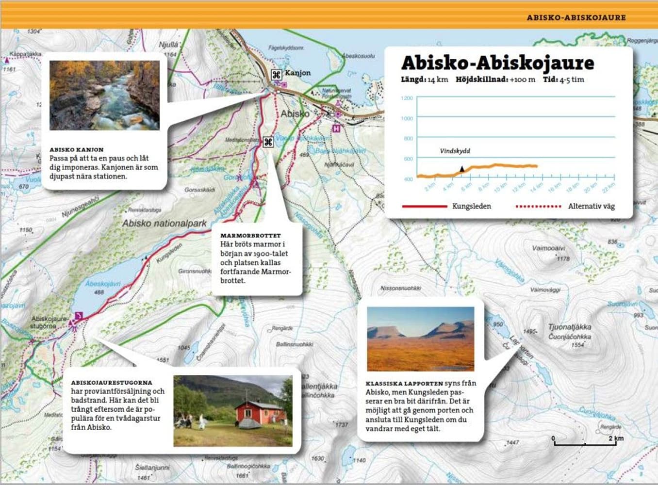 Fjällvandra längs Kungsleden: Abisko – Kvikkjokk 2:a uppl, view: 1