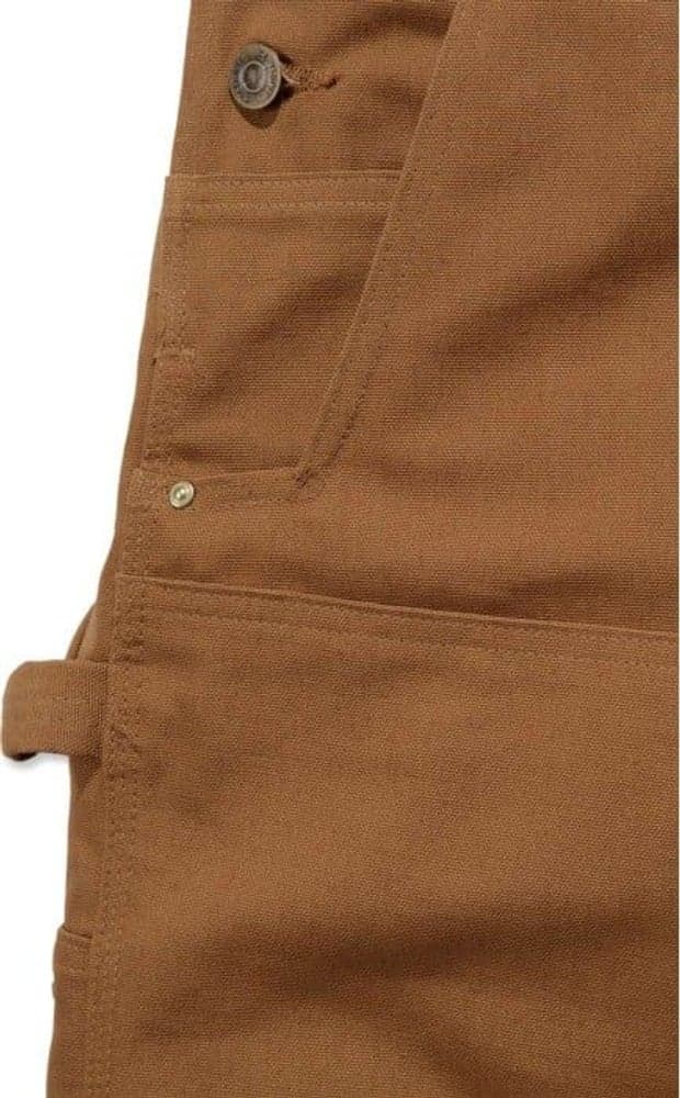 Carhartt M's Duck Bib Relaxed Overall Carhartt® Brown, view: 4
