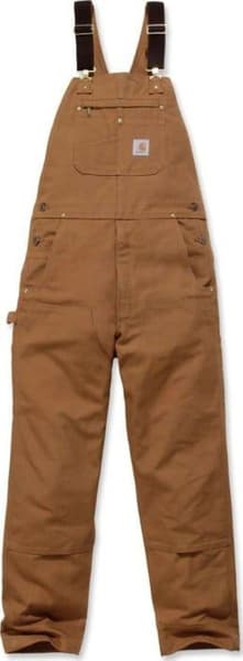 Carhartt M's Duck Bib Overall Carhartt® Brown, view: 0