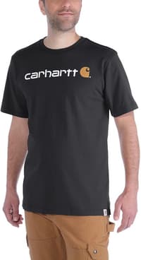 Carhartt M's Core Logo T-Shirt Black - view: 1