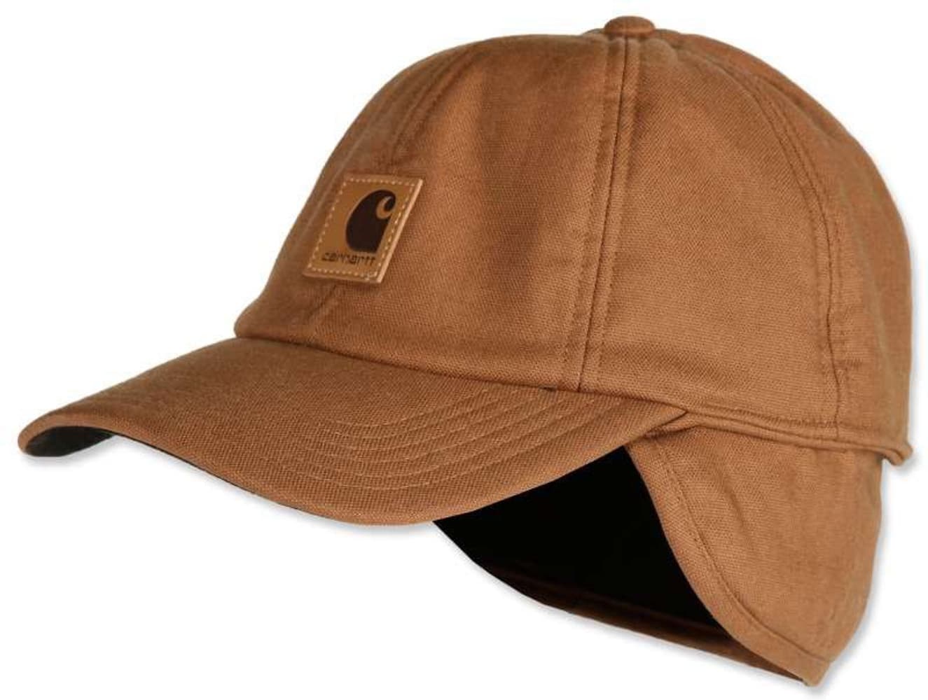 Carhartt Work Flex Ear Flap Cap Carhartt® Brown, view: 0