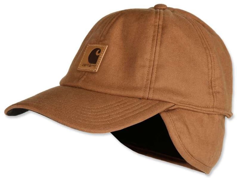 Carhartt Work Flex Ear Flap Cap Carhartt® Brown, view: 0