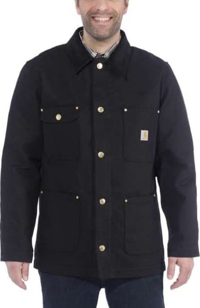 Carhartt M's Firm Duck Chore Coat Black, view: 2