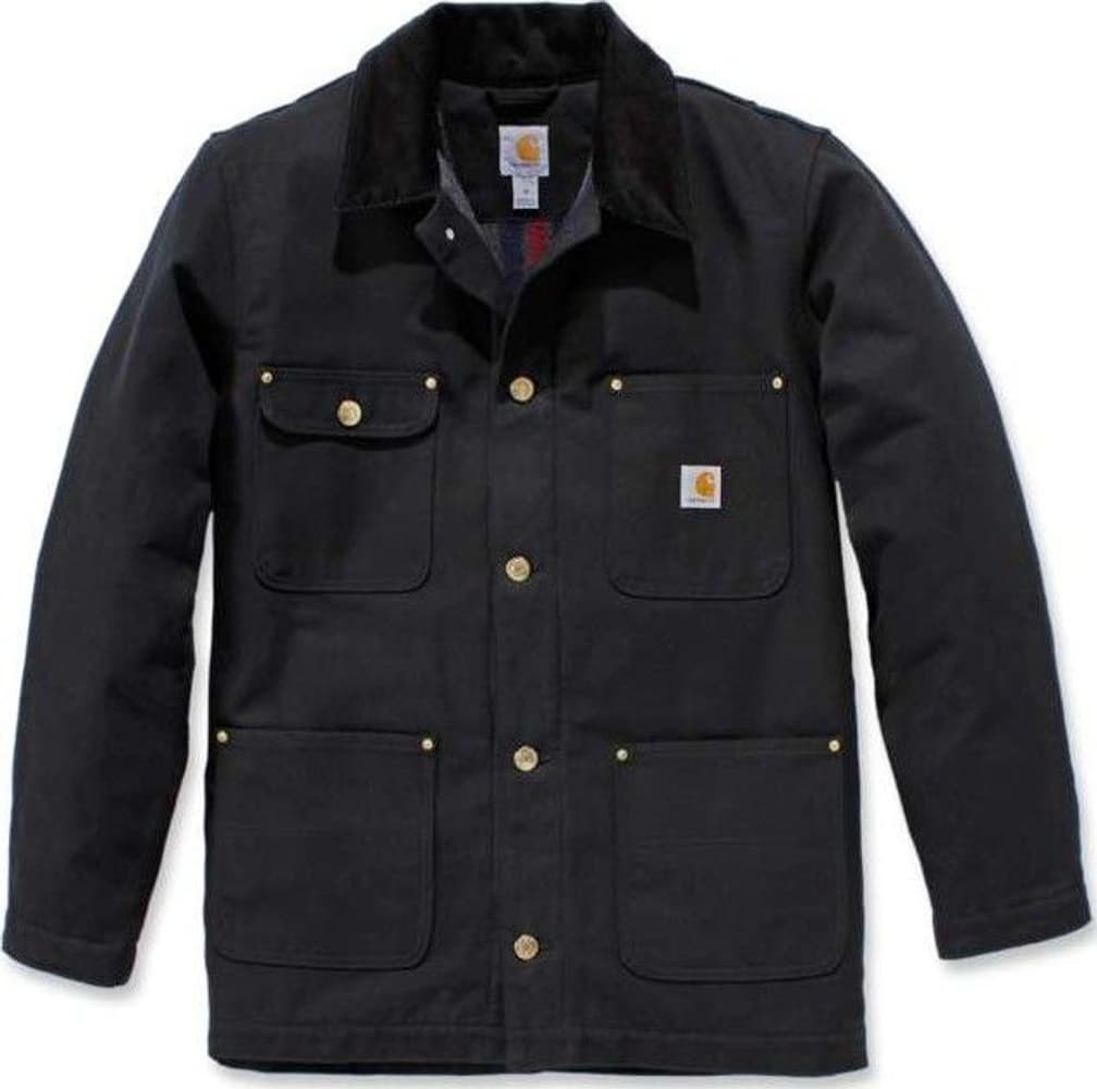 Carhartt M's Firm Duck Chore Coat Black, view: 0